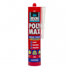 Poly Max kit | Bison | Wit (High Tack Express, 425 gram, Sneldrogend, Binnen/Buiten, Waterdicht, Overschilderbaar)