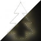 PerfectLED Kerstboom met verlichting (78 LEDs, 46 x 60.5 centimeter, Knipperend, Timer, Binnen/Buiten) AX5307720 K150303709