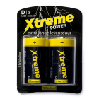 D LR20 batterij - Xtreme Power - 2 stuks (Alkaline, 1.5 V)