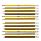 123inkt Potlood | 12 stuks (HB, Gum) 122-HB V071000202 - 1