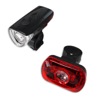 123led Fietsverlichtingset (Batterijen, Kunststof ringen, 12 lm) LDR07224 K170404475 - 