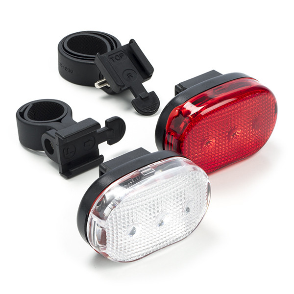 123led Fietsverlichtingset (Batterijgevoed, 2 standen, Kunststof ringen) CY8960050 LDR07223 K170404473 - 1