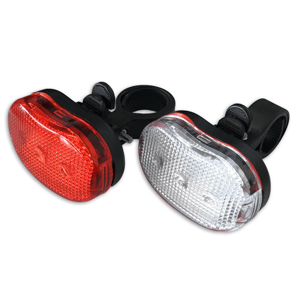123led Fietsverlichtingset (Batterijgevoed, 2 standen, Kunststof ringen) CY8960050 LDR07223 K170404473 - 2
