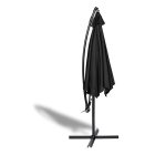 909 Outdoor Zweefparasol | 909 Outdoor | Ø 300 cm (Zwart, Rond) HET.OU.0161.043.ZW K170105684 - 2