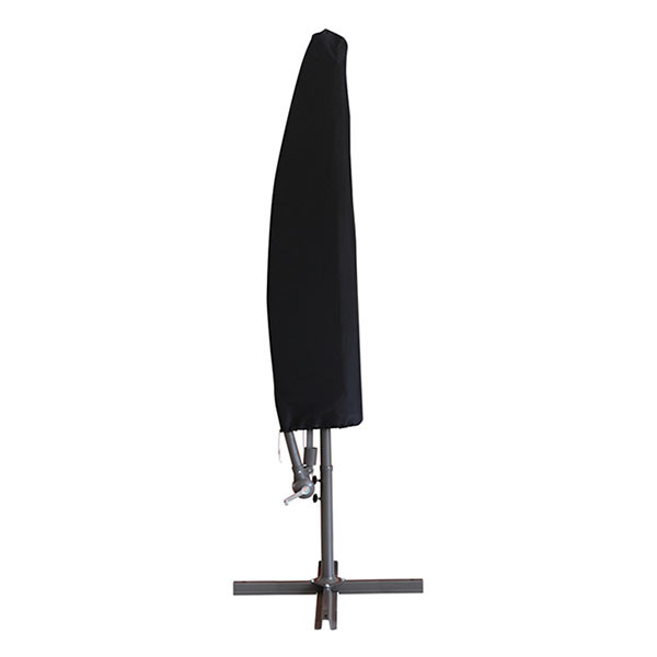 909 Outdoor Zweefparasol | 909 Outdoor | Ø 300 x 250 cm (Zwart, Rond) HET.OU.0161.043.ZW K170105684 - 3