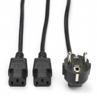 ACT C13 kabel | ACT | 1.8 meter (2 x C13, Haaks) AK5055 K010806165