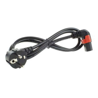 ACT C13 kabel | ACT | 1 meter (Haaks, Omlaag, IEC lock) AK5255 K010806109 - 4