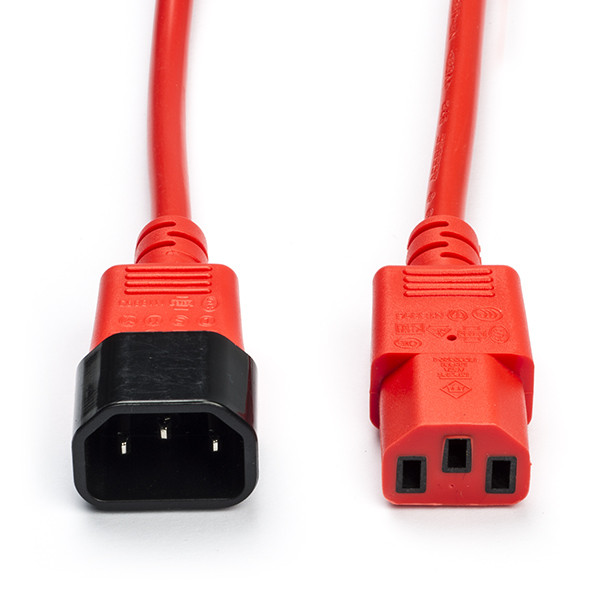 ACT C14 naar C13 kabel | ACT | 1.2 meter (Rood) AK5105 K010806144 - 1