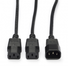 ACT C14 naar C13 kabel | ACT | 1.8 meter (2 x C13) AK5052 K010806164 ACT C14 naar C13 kabel | ACT | 1.8 meter (2 x C13) AK5052 K010806164