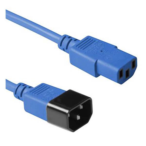 ACT C14 naar C13 kabel | ACT | 1.8 meter (Blauw) AK5110 K010806150 - 2