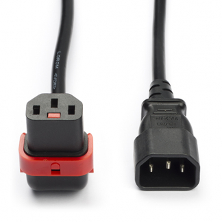 ACT C14 naar C13 kabel | ACT | 1 meter (Omhoog, IEC lock) AK5276 K010806136 - 1