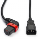 C14 naar C13 kabel | ACT | 2 meter (Links, IEC lock)