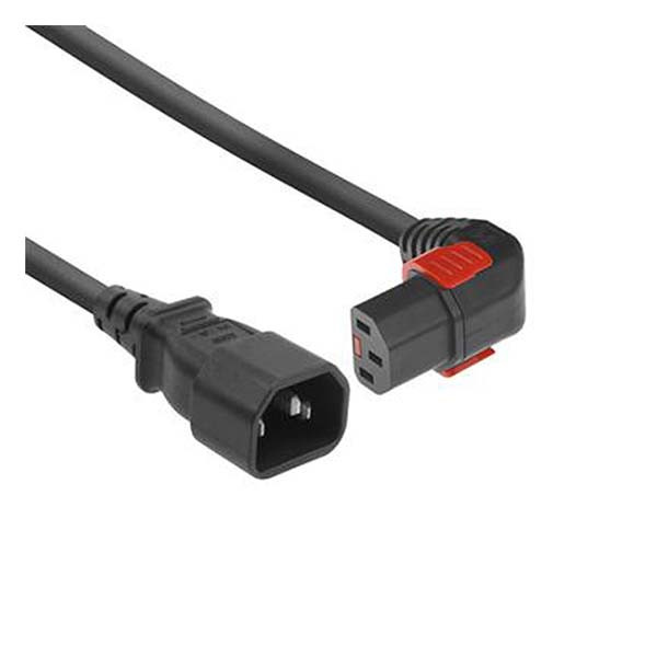 ACT C14 naar C13 kabel | ACT | 2 meter (Omlaag, IEC lock) AK5268 K010806128 - 2