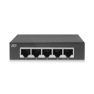 ACT Gigabit switch | ACT | 5 poorten (1 Gbps) AC4415 K020610051 - 