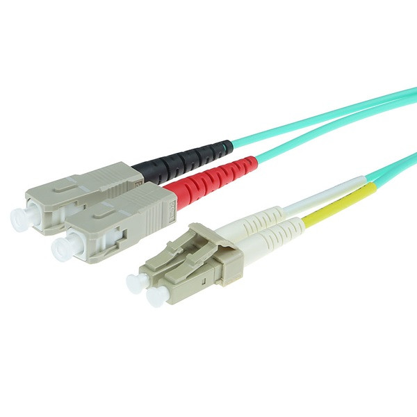 ACT Glasvezelkabel OM3 - LC/SC - 0.5 meter (Duplex, 50/125μm, UPC) RL8600 K010701456 - 1