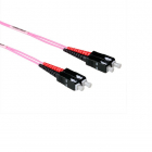 ACT Glasvezelkabel OM4 - SC/SC - 1.5 meter (Duplex, 50/125μm, UPC) RL3751 K010701534 - 1