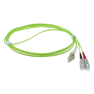 ACT Glasvezelkabel OM5 - LC/SC - 0.5 meter (Duplex, 50/125μm) RL5900 K010701426 - 2