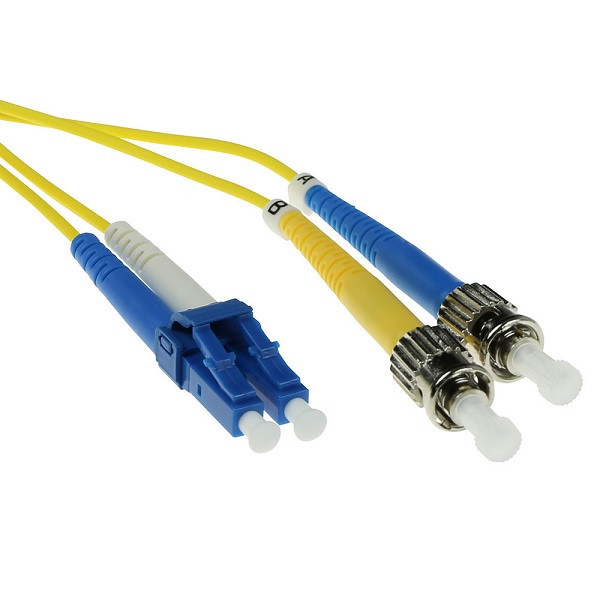 ACT Glasvezelkabel OS2 - LC/ST - 10 meter (Duplex, 9/125μm, UPC) RL7910 K010701641 - 1