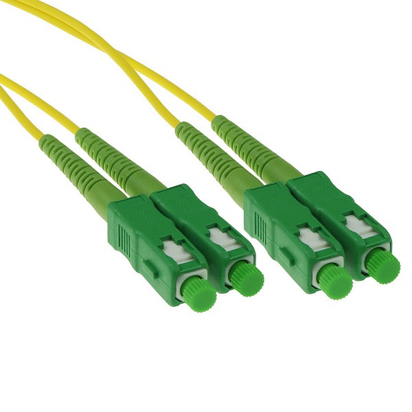 ACT Glasvezelkabel OS2 - SC/SC - 20 meter (Duplex, 9/125μm, APC) RL1620 K010701672 - 1