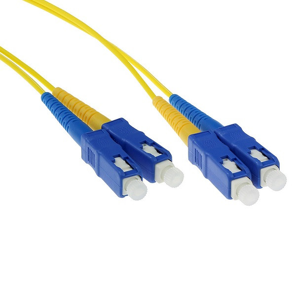 ACT Glasvezelkabel OS2 - SC/SC - 5 meter (Duplex, 9/125μm, UPC) RL3905 K010701651 - 1