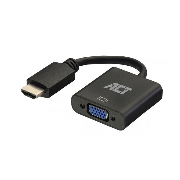 ACT HDMI naar VGA adapter | ACT | 0.15 meter (Jack 3.5 mm) AC7535 K070501260 - 1