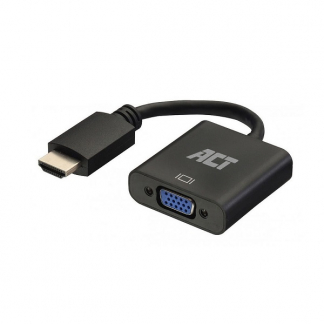 ACT HDMI naar VGA adapter | ACT | 0.15 meter (Jack 3.5 mm) AC7535 K070501260 - 