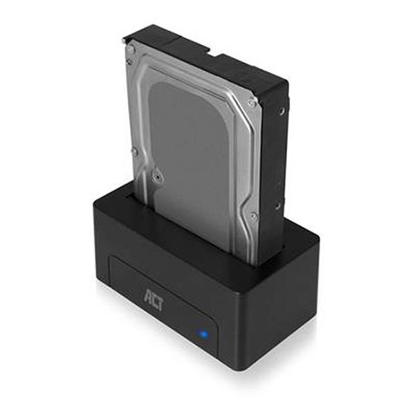 ACT Harde schijf docking station | ACT | 2.5 en 3.5 inch (USB 3.0, SATA III) AC1500 K010213121 - 2