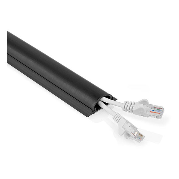 ACT Kabelgoot muur | Nedis | 16 mm kabel (1 meter, PVC, Zwart) CMDT4516BK1000 K090100040 - 1