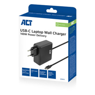 ACT Laptop oplader | ACT | 100W (USB C, Power Delivery, Quick Charge) AC2015 K180108148 - 4