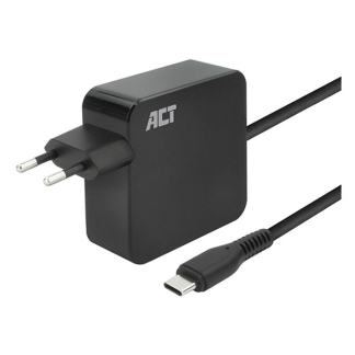 ACT Laptop oplader | ACT | 65W (USB C, 2m, Power Delivery) AC2010 K180107721 - 1
