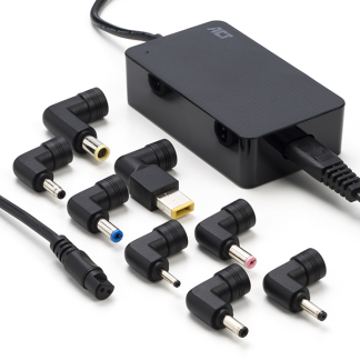 ACT Laptop oplader | ACT | 65W (Universeel, Verwisselbare plugs) AC2055 K020610036 - 1