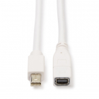 ACT Mini DisplayPort verlengkabel 1.1 - ACT - 1 meter (Full HD) AK3955 K010403105