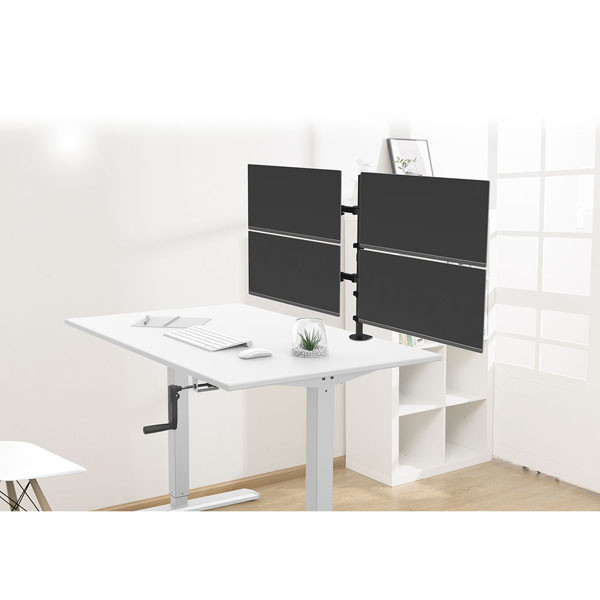 ACT Monitorbeugel | ACT | 10 tot 32 inch (Ergonomisch, Draai, zwenk en kantelbaar, 4 schermen, Max. 32 kg) AC8304 K101501130 - 6
