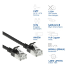 ACT Netwerkkabel | ACT | 0.15 meter (Ø 4.5 mm, 100% koper, 10 Gbps, LSZH) DF7930 K180108160 - 2