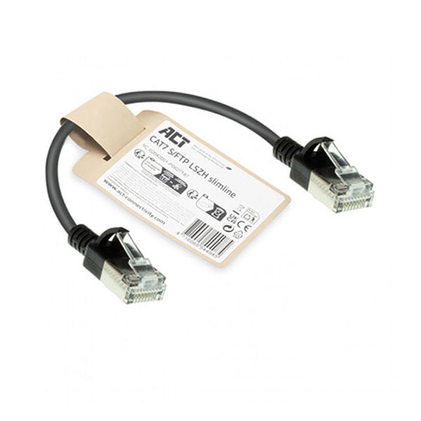 ACT Netwerkkabel | ACT | 0.15 meter (Ø 4.5 mm, 100% koper, 10 Gbps, LSZH) DF7930 K180108160 - 3