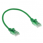 ACT Netwerkkabel |  Cat6 U/UTP | 0.25 meter (100% koper, LSZH, Slimline, Groen) DC9752 K060302335 - 1