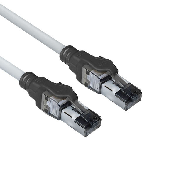 ACT Netwerkkabel | Cat6a S/FTP | 1 meter (100% koper, LSZH, Trekontlasting, PoE++) FB4001 K010605011 - 1