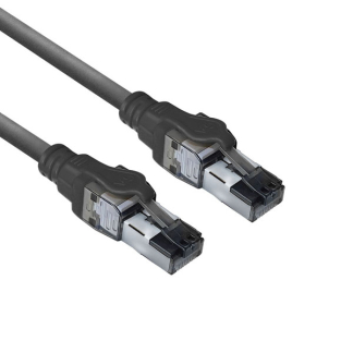 ACT Netwerkkabel | Cat6a S/FTP | 1 meter (100% koper, LSZH, Trekontlasting, PoE++) FB4901 K010605016 - 1