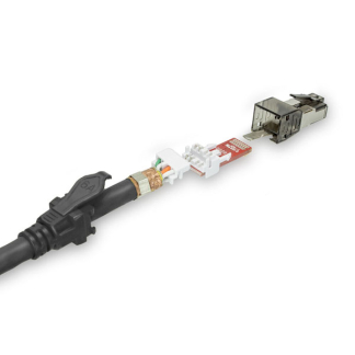 ACT Netwerkkabel | Cat6a S/FTP | 1 meter (100% koper, LSZH, Trekontlasting, PoE++) FB4901 K010605016 - 2
