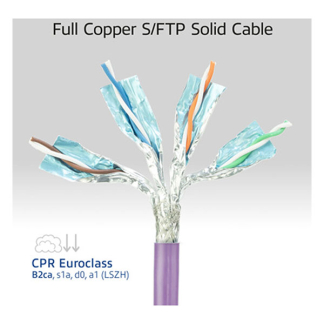 ACT Netwerkkabel | Cat6a S/FTP | ACT | 55 meter (Paars) FB0055 K010605422 - 3