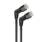 ACT Netwerkkabel | Cat6a U/FTP | 10 meter (100% koper, Slimline, Haaks, 360° draaibaar) DD1910 K010605060 - 1