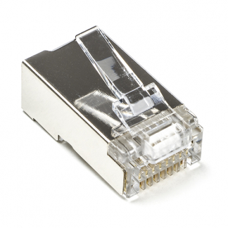 ACT RJ45 connector Cat6 | U/FTP (Voor stugge en soepele kern, Doorsteekmontage, Doorsteekmontage, 25 stuks) TD168C K060302287 - 1