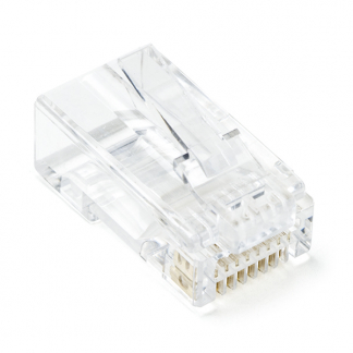 ACT RJ45 connector Cat6 | U/UTP (Voor stugge en soepele kern, Doorsteekmontage, 25 stuks) TD168B K060302286 - 1