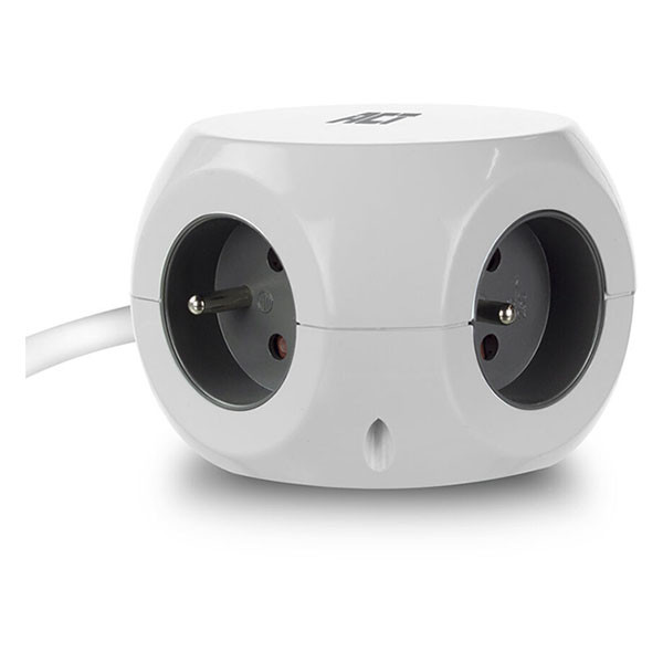 ACT Stekkerdoos | ACT | 1,5 meter (30W, 3x Type E, 2x USB C, 1x USB A, Penaarde, Zwart) AC2425 K180107719 - 2