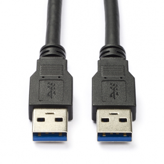 ACT USB A naar USB A kabel | 0.5 meter | USB 3.0 (100% koper, Zwart) SB3010 K070601026 - 1