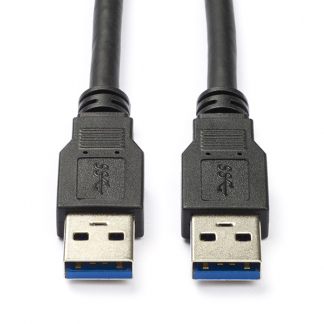 ACT USB A naar USB A kabel | 0.5 meter | USB 3.0 (100% koper, Zwart) SB3010 K070601026 - 