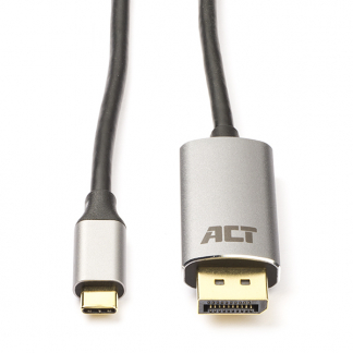 ACT USB C naar DisplayPort kabel - ACT - 1.8 meter (4K@60Hz) AC7035 K070501152 - 