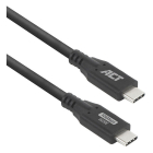 ACT USB C naar USB C kabel | 1 meter | USB 3.1 (60W, 10 Gbps) AC7441 K010214443 - 1