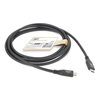 ACT USB C naar USB C kabel | 2 meter | USB 3.1 (60W, 10 Gbps) AC7442 K010214444 - 2
