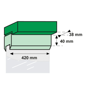 AXA 2x Raamsluiting + Telescopische uitzetter | AXA (Links naar buiten draaiend, Aluminium)  K010808926 - 